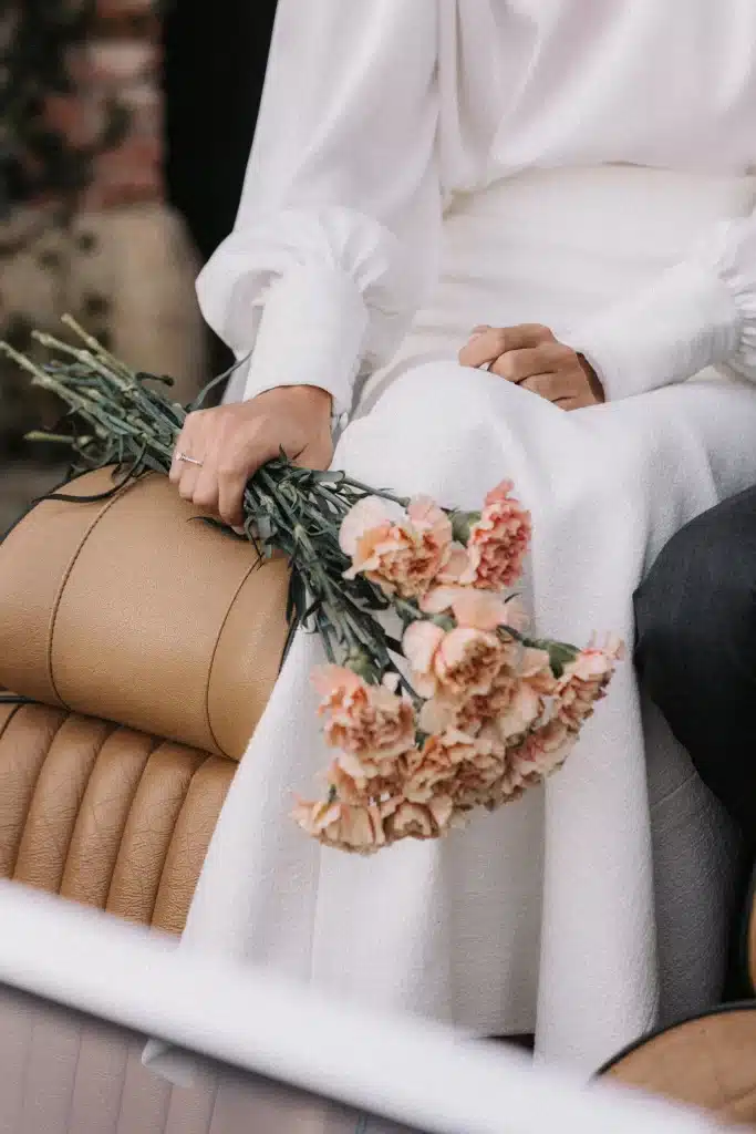 Intimate moment during a destination wedding in Tuscany