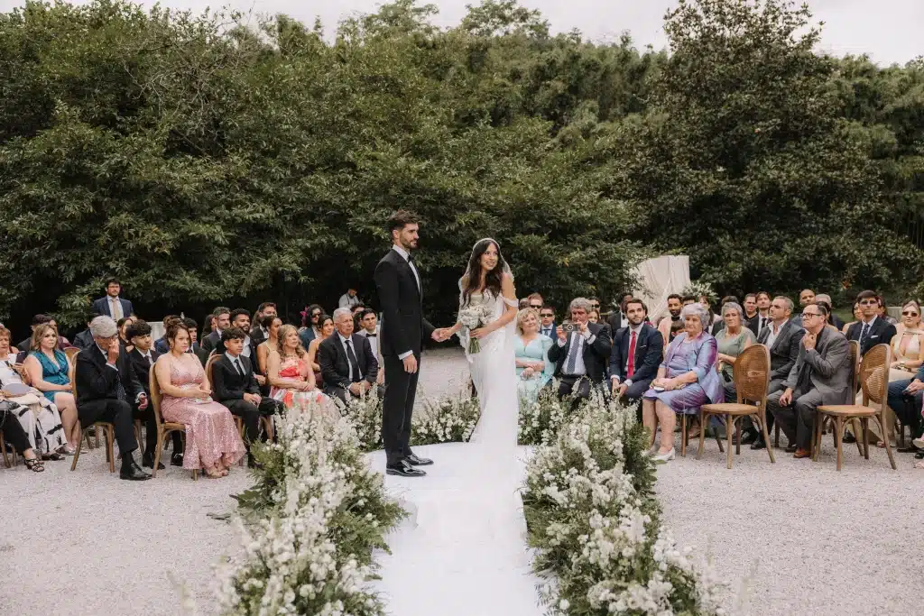 Santorini monastery wedding ceremony