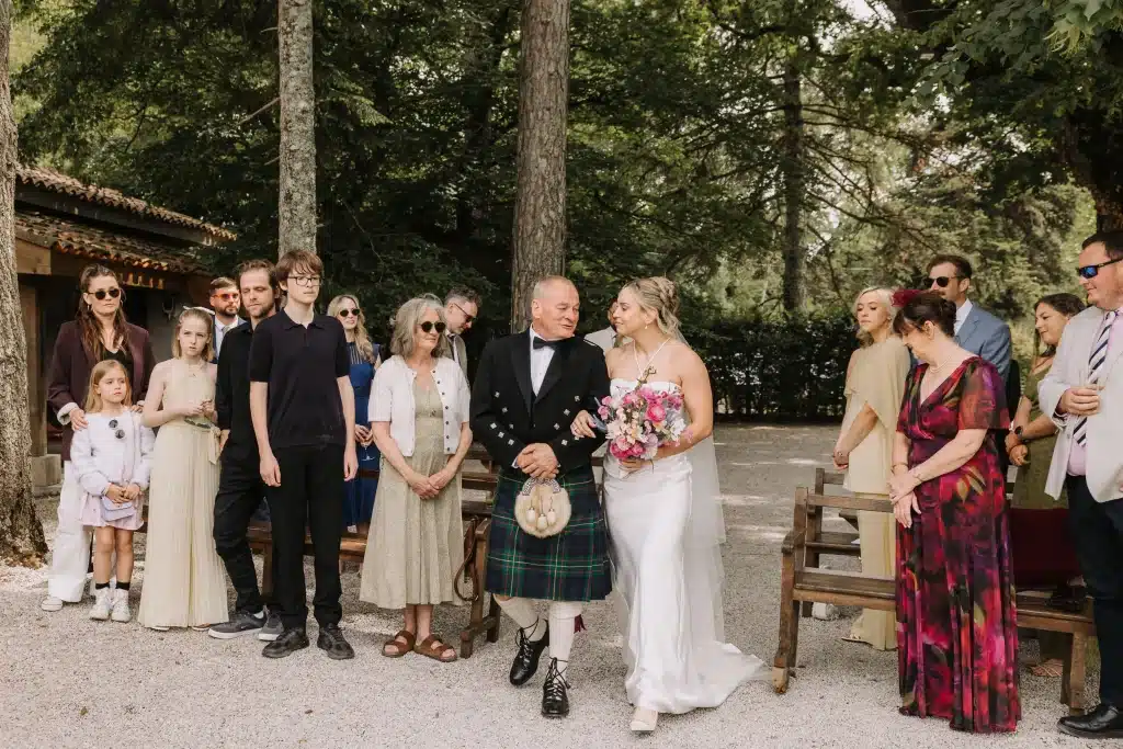 Scottish wedding in domaine le castelet