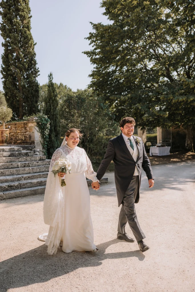 Bride and groom portraits at Château de Saint-Georges in Centre-Val de Loire