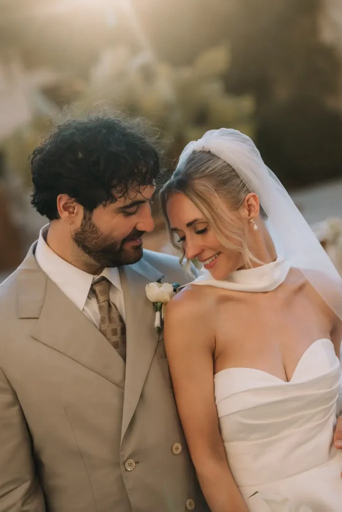 Editorial wedding portrait at Villa Càrcara in Ragusa, Sicily